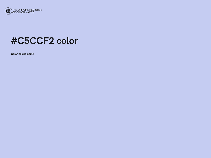 #C5CCF2 color image