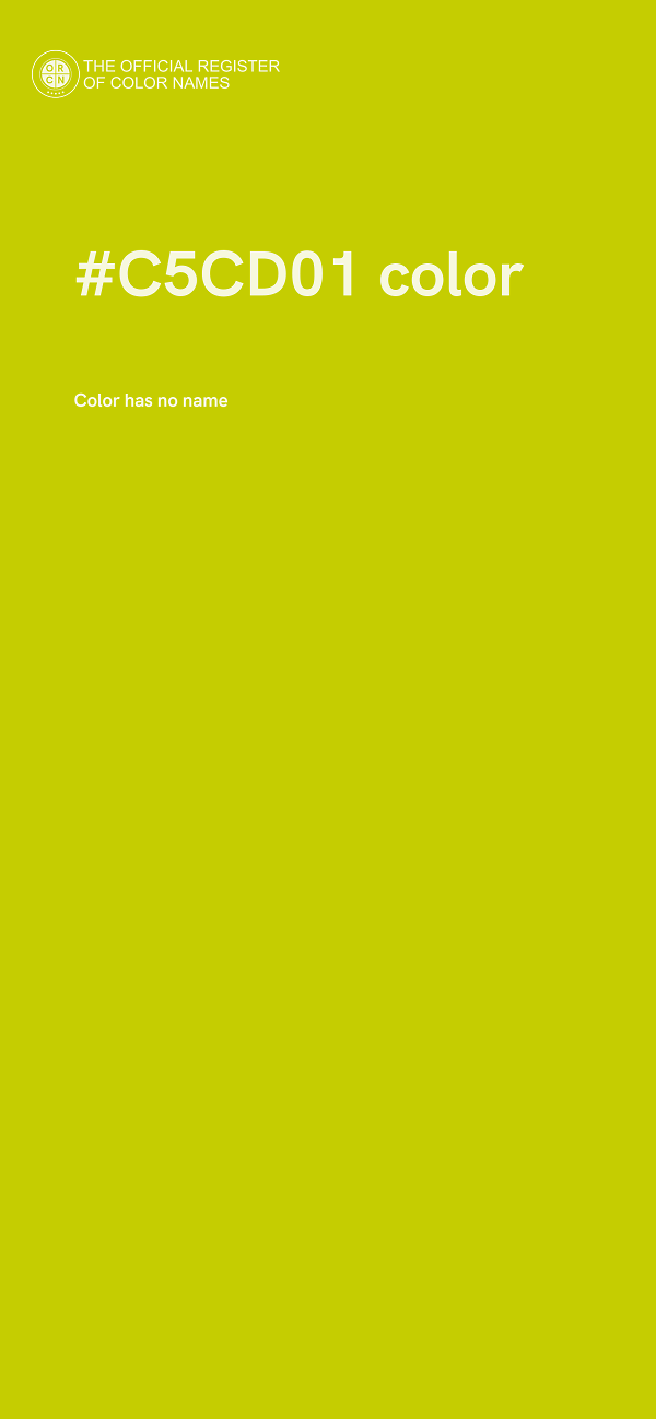 #C5CD01 color image