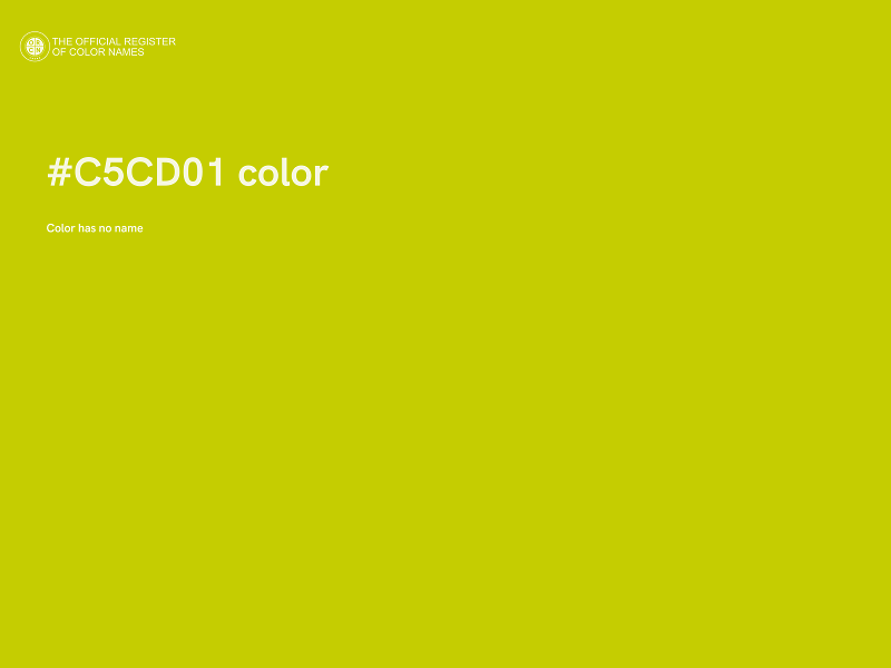 #C5CD01 color image