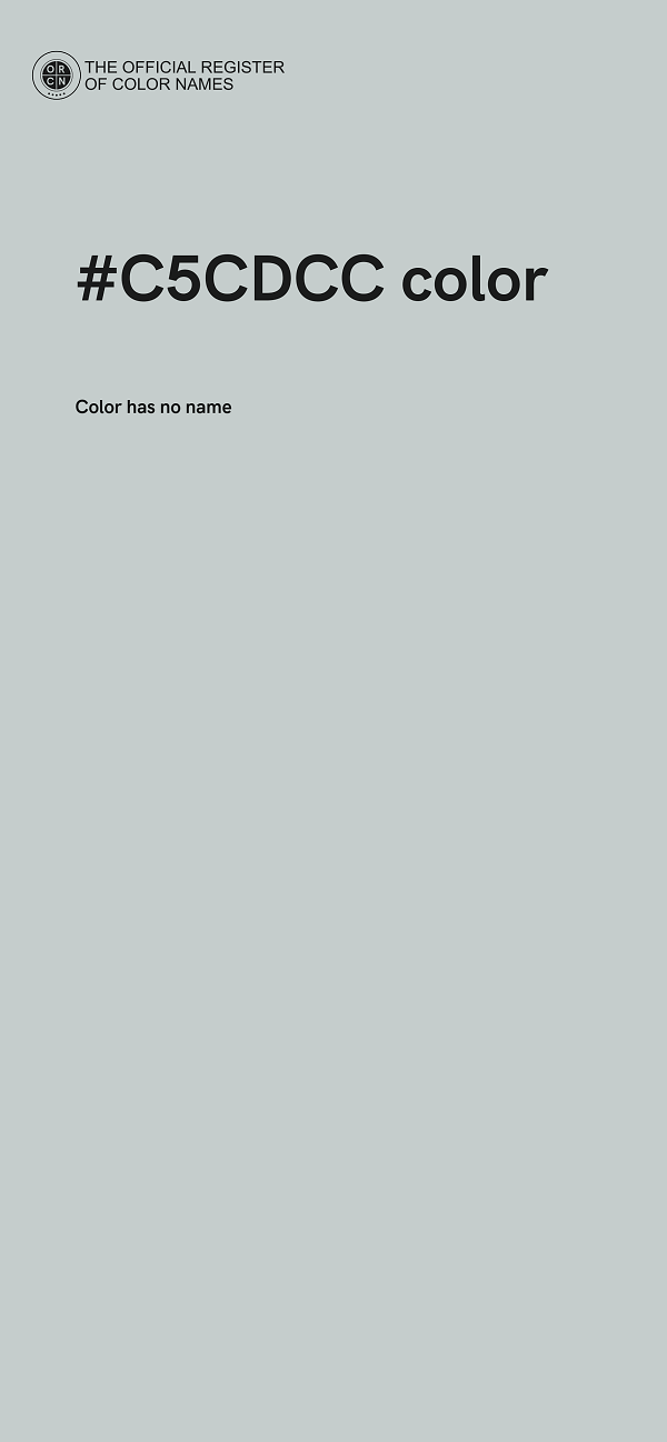 #C5CDCC color image
