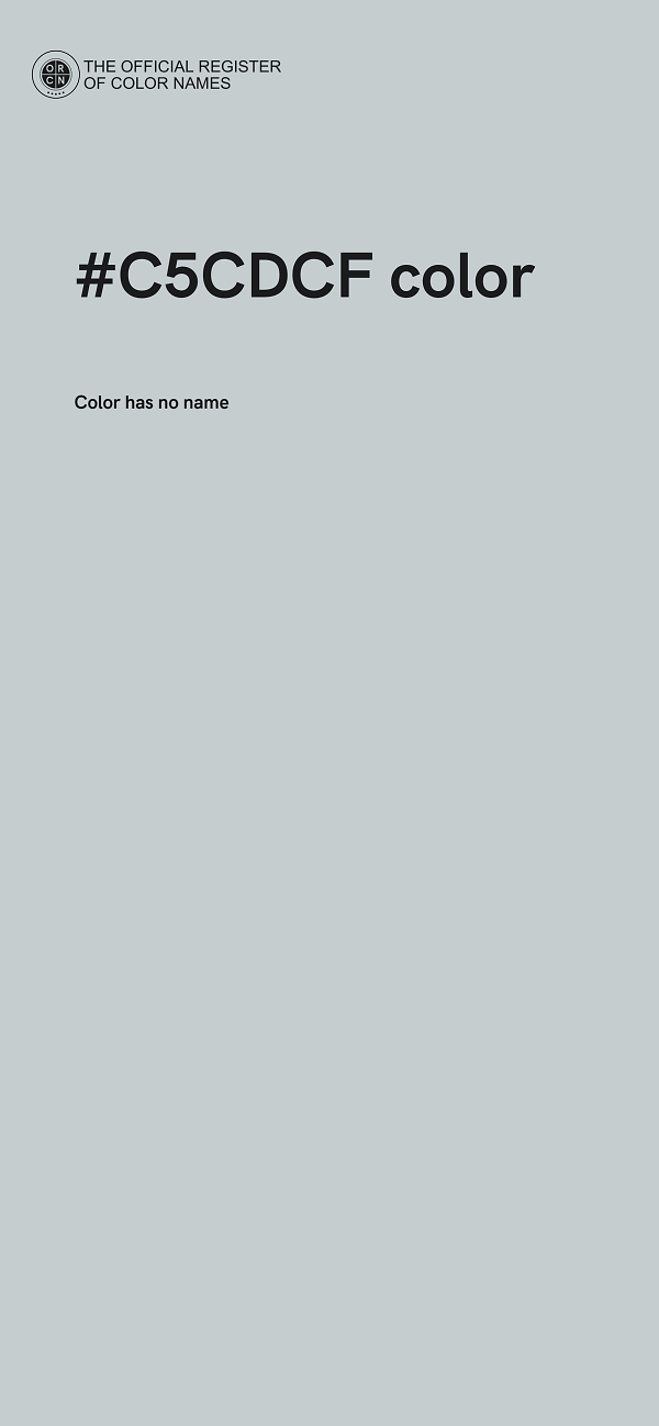 #C5CDCF color image