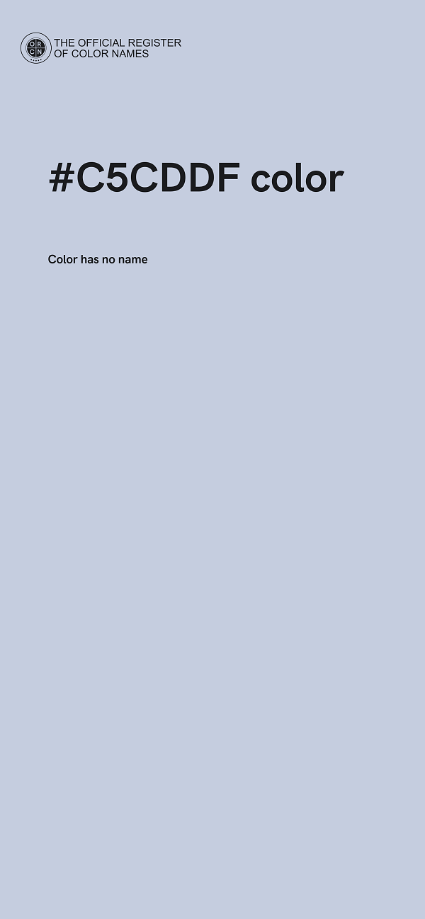 #C5CDDF color image