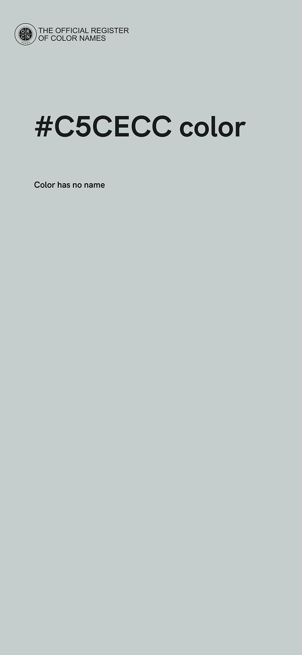 #C5CECC color image