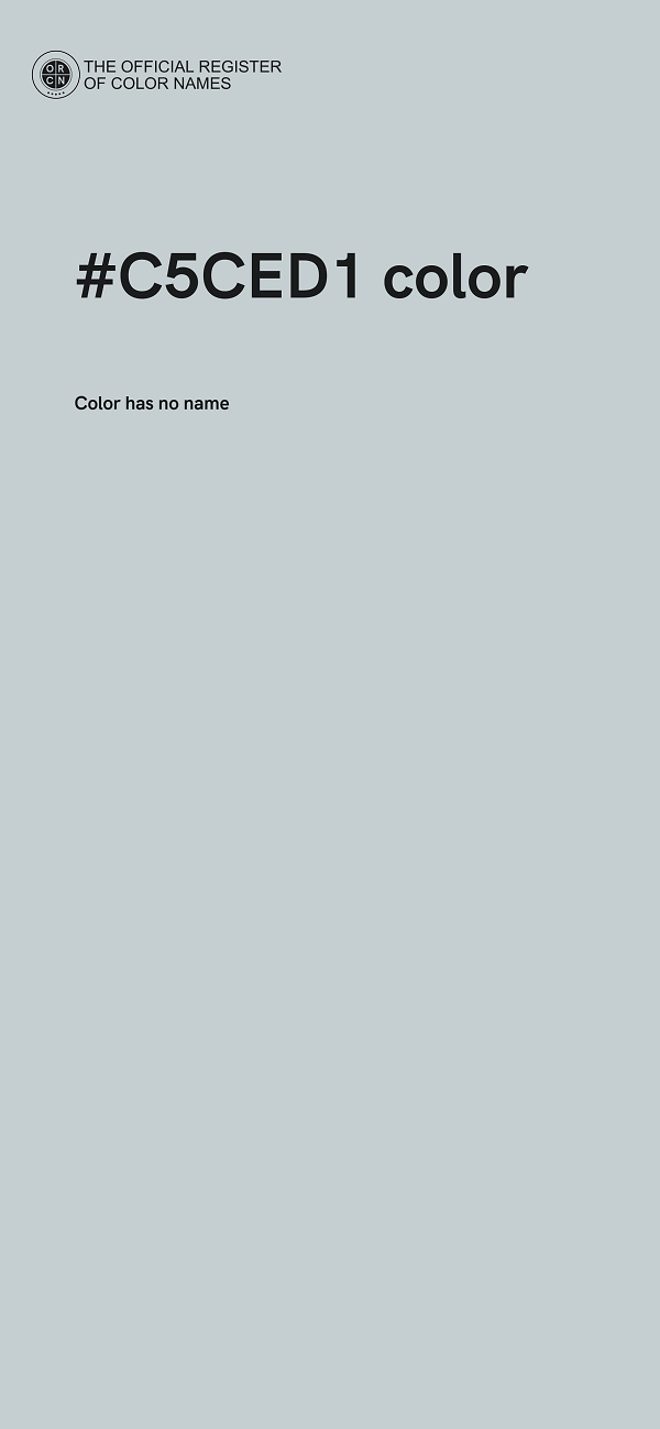 #C5CED1 color image