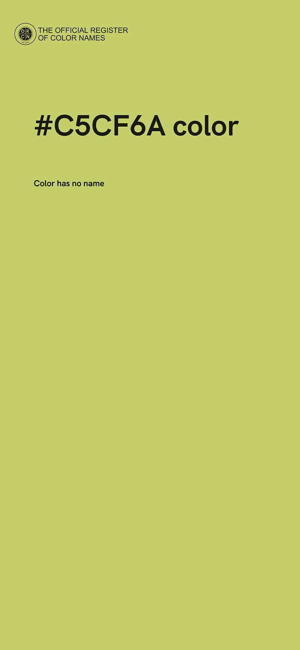 #C5CF6A color image