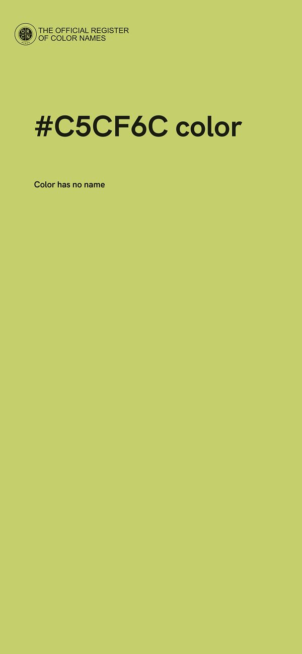 #C5CF6C color image