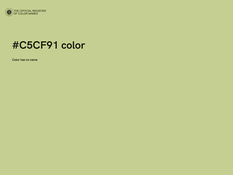 #C5CF91 color image