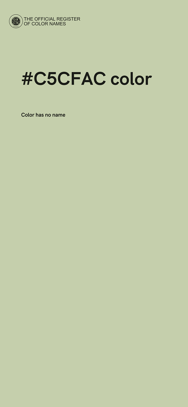 #C5CFAC color image