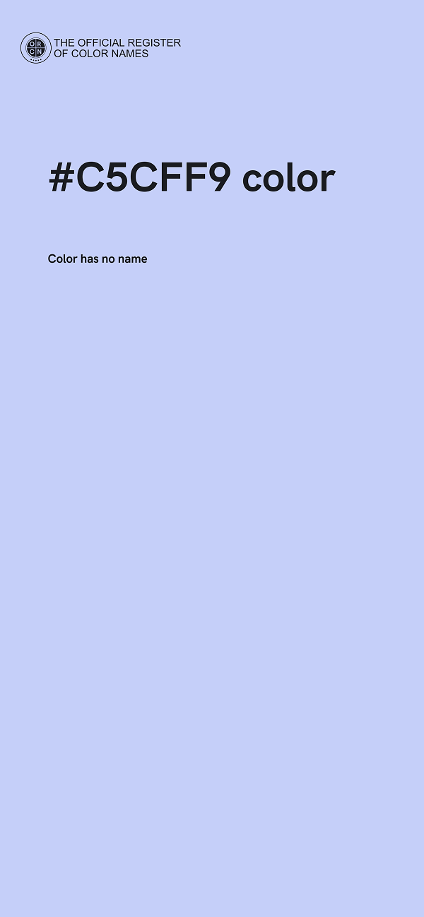 #C5CFF9 color image
