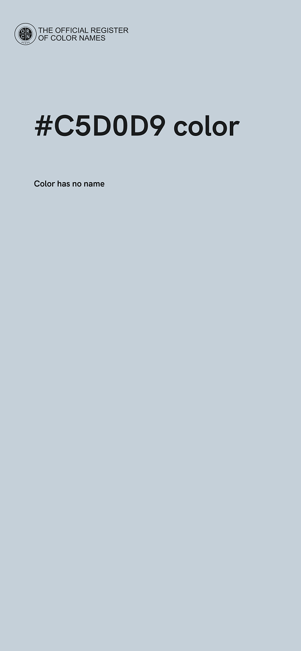 #C5D0D9 color image