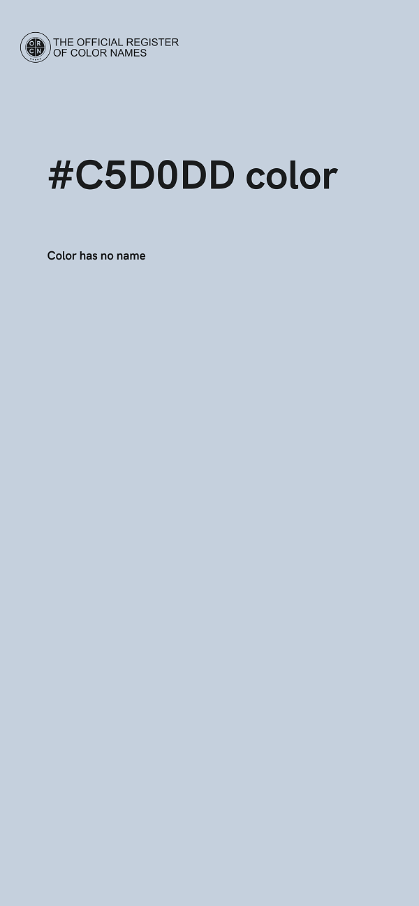 #C5D0DD color image