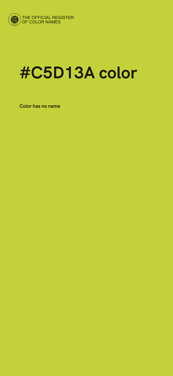 #C5D13A color image