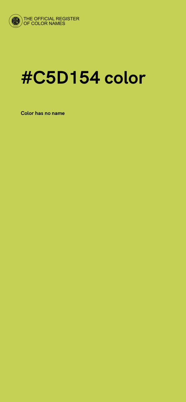 #C5D154 color image