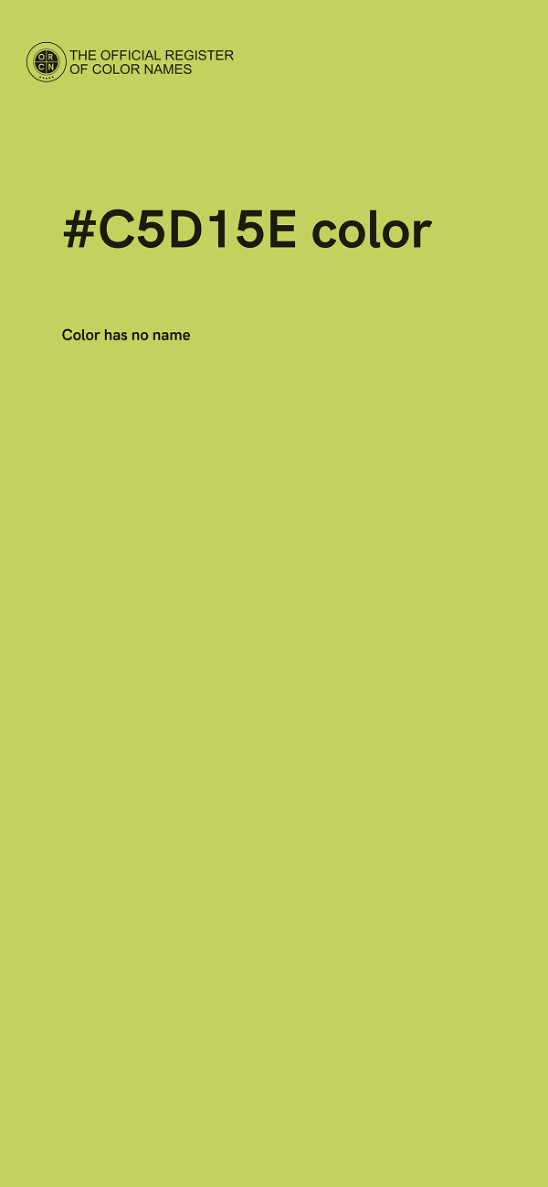 #C5D15E color image