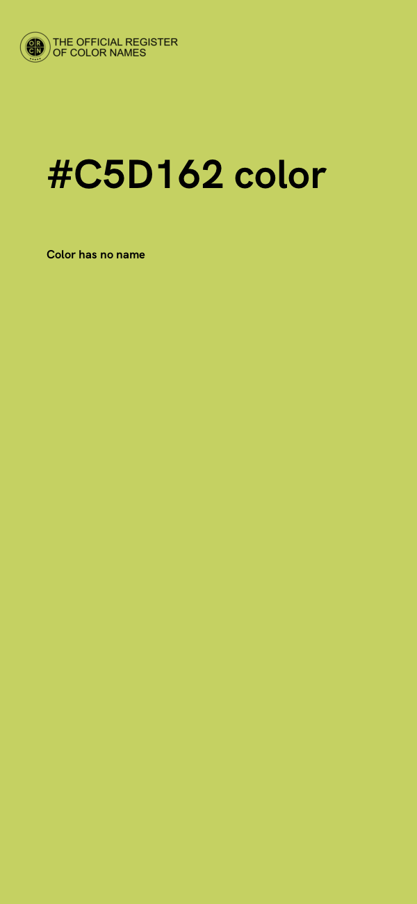#C5D162 color image