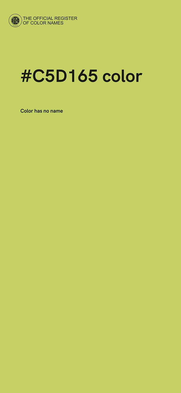 #C5D165 color image