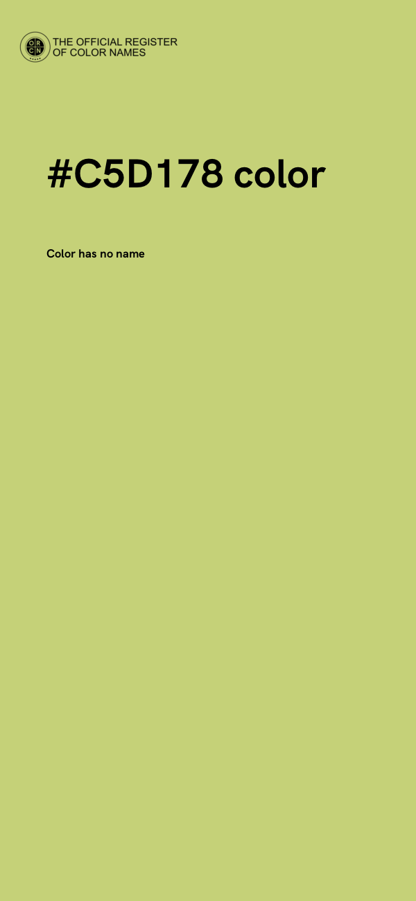#C5D178 color image
