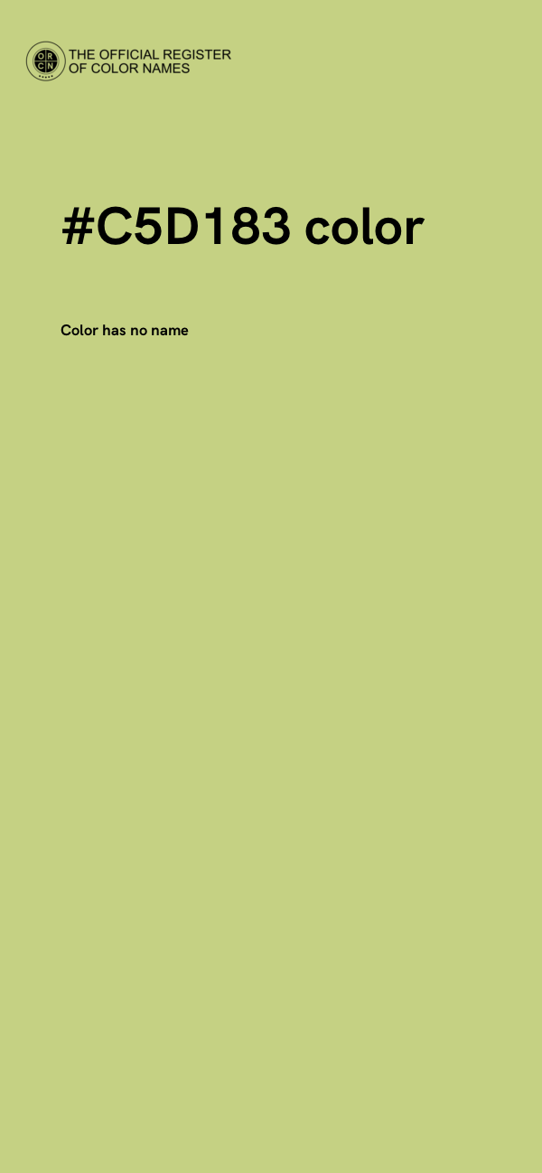 #C5D183 color image