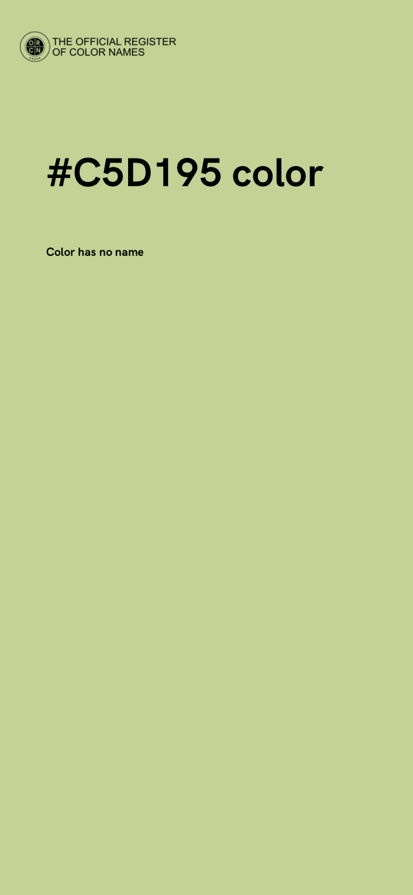 #C5D195 color image