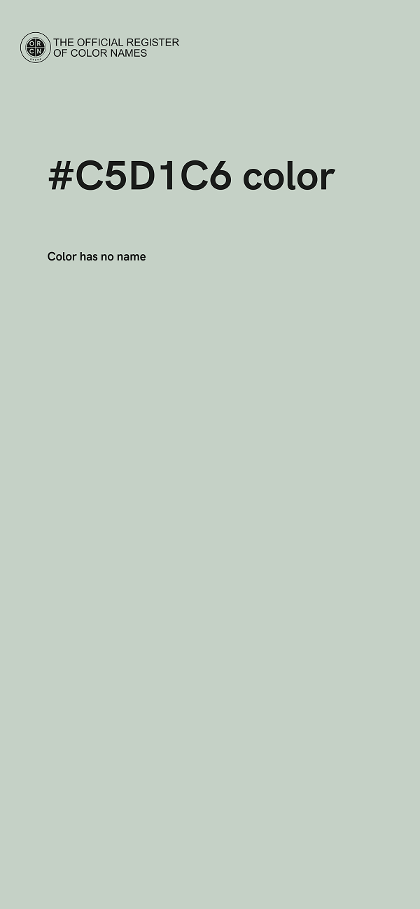 #C5D1C6 color image