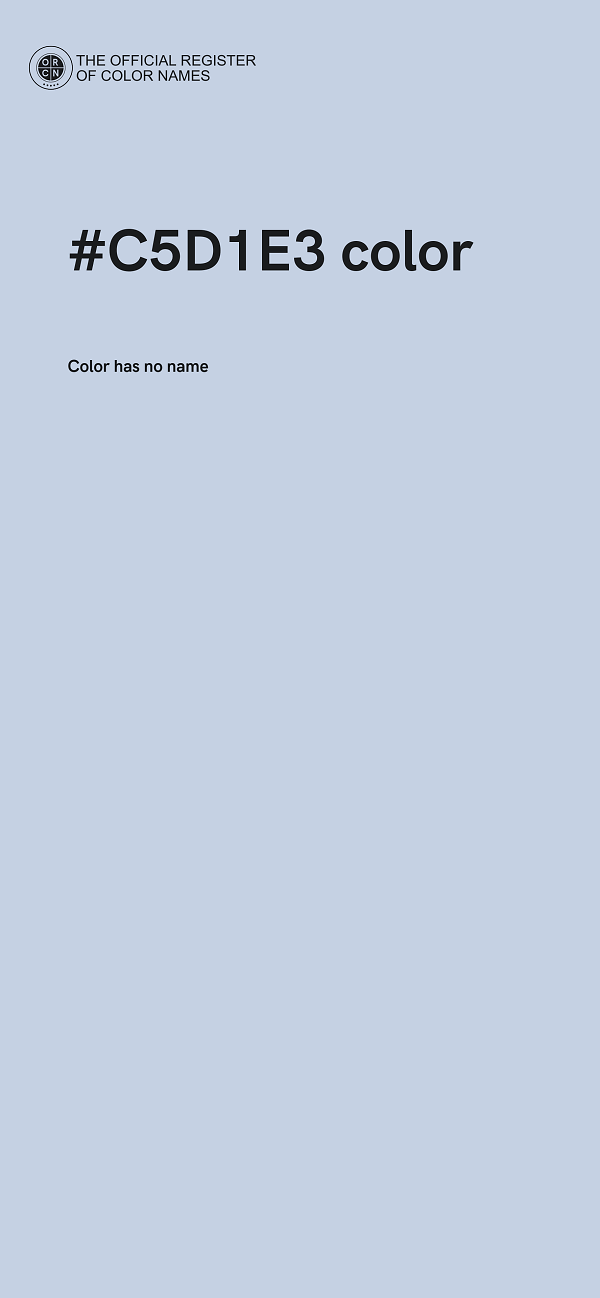 #C5D1E3 color image