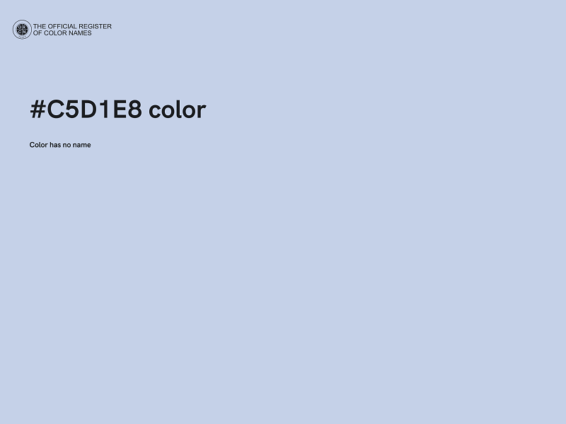 #C5D1E8 color image