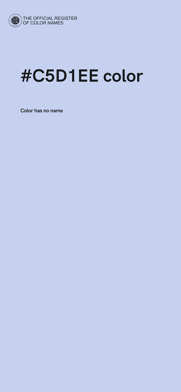 #C5D1EE color image