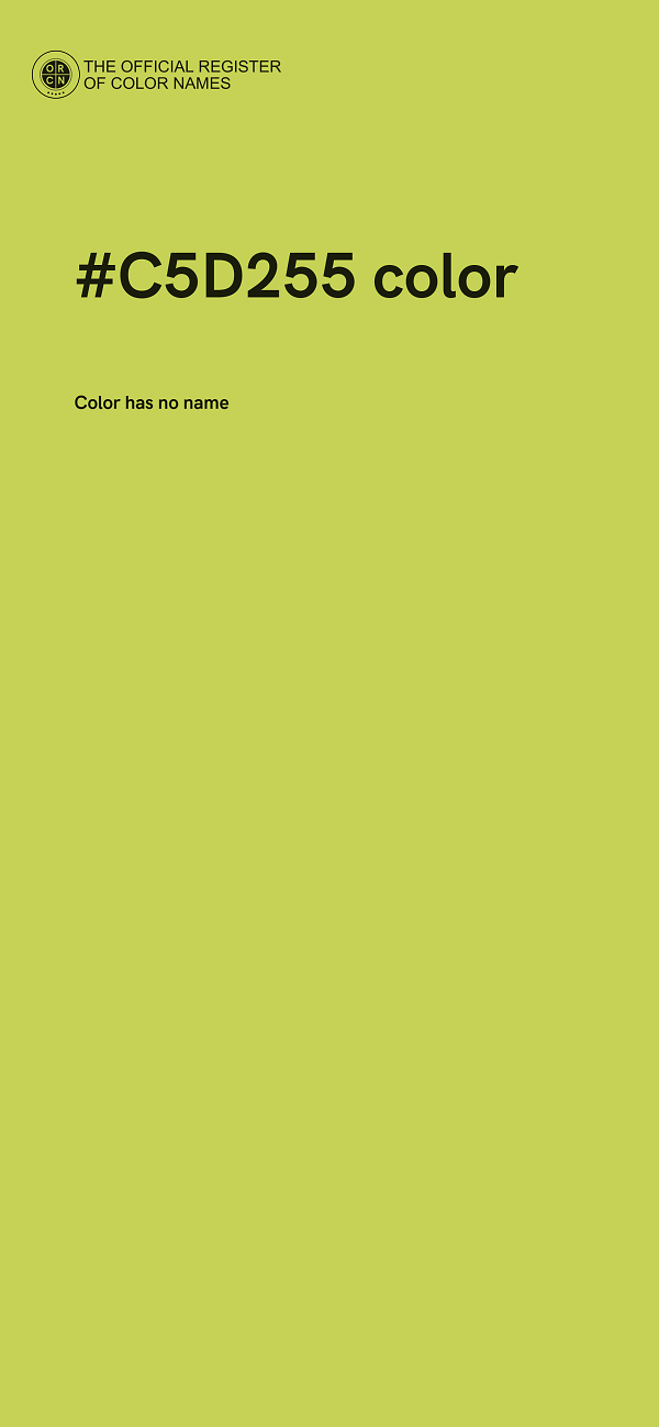 #C5D255 color image