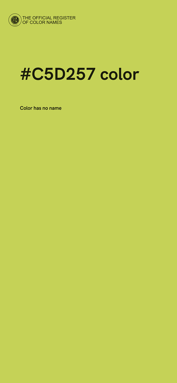 #C5D257 color image