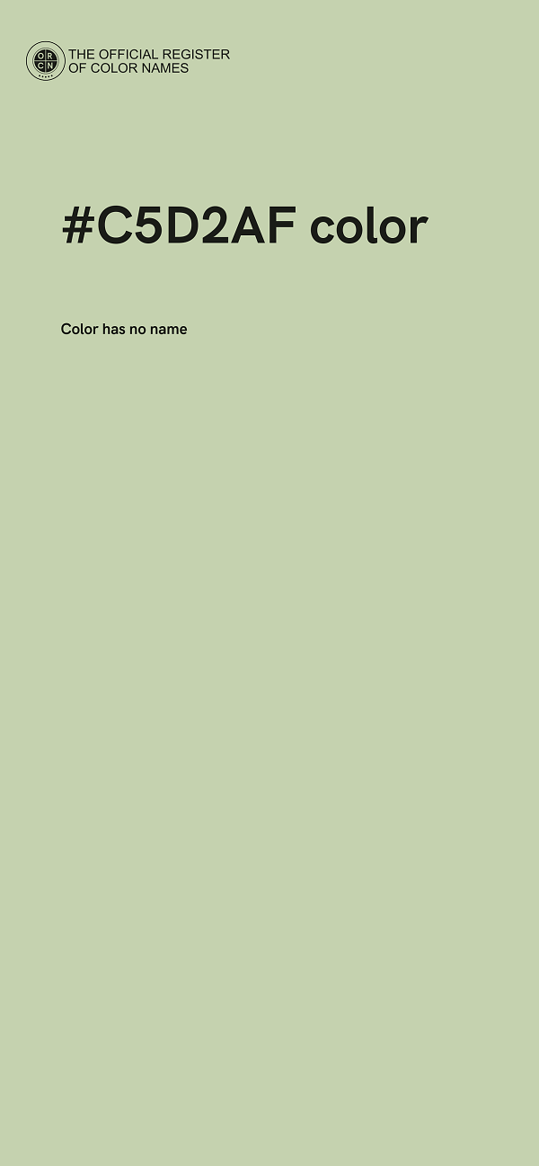 #C5D2AF color image