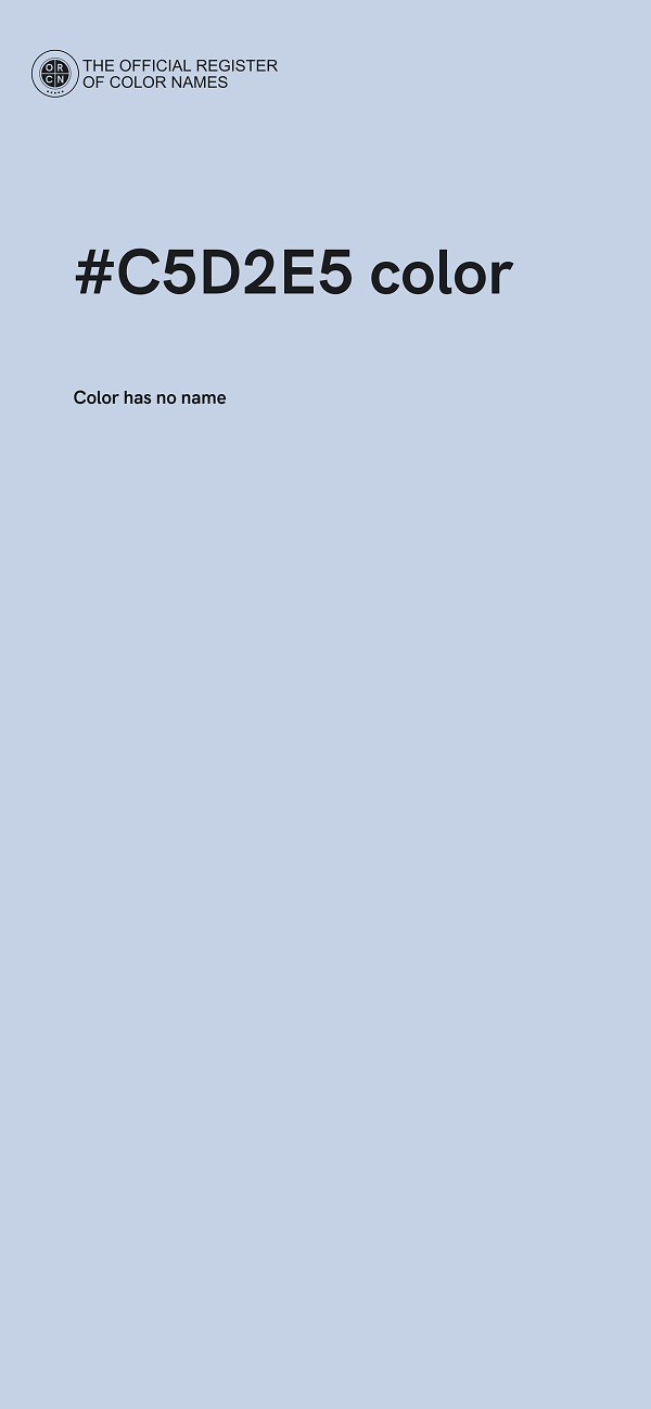#C5D2E5 color image