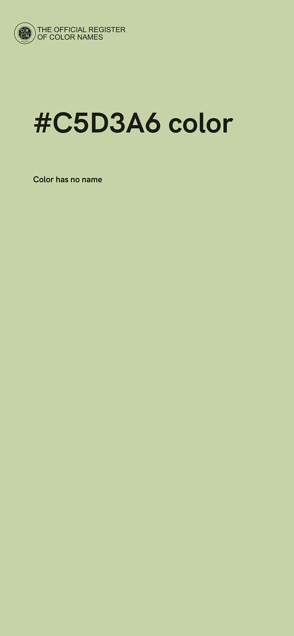 #C5D3A6 color image