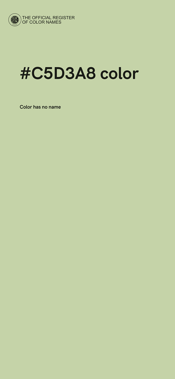 #C5D3A8 color image