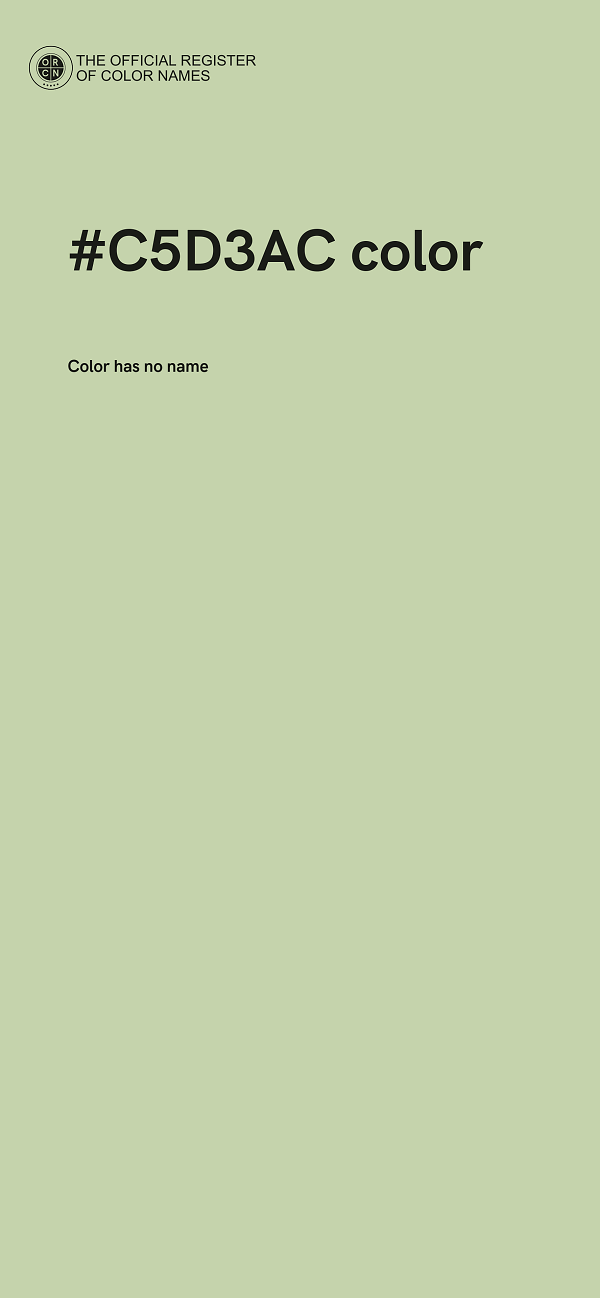#C5D3AC color image