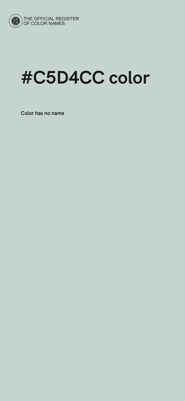 #C5D4CC color image
