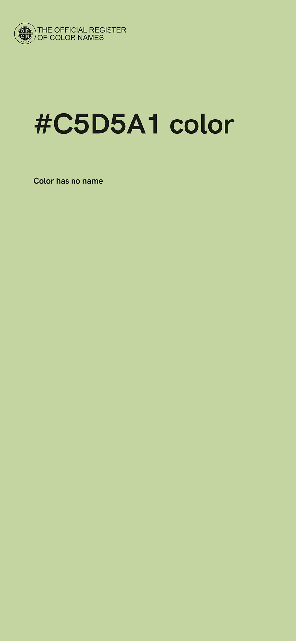 #C5D5A1 color image