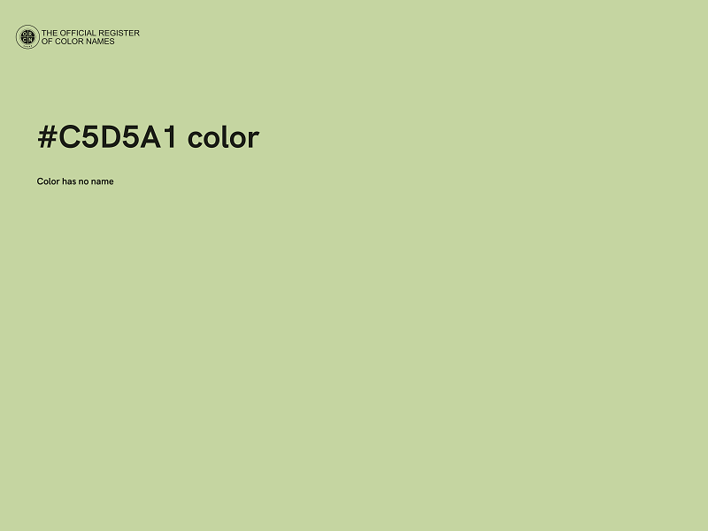 #C5D5A1 color image