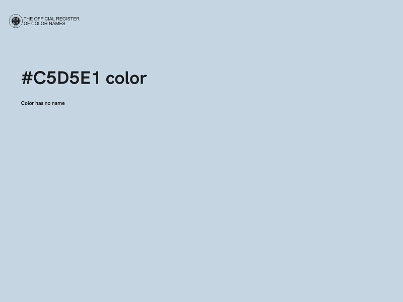 #C5D5E1 color image