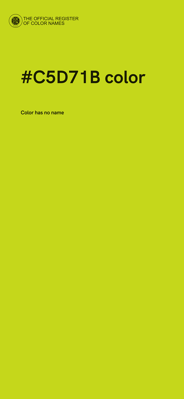 #C5D71B color image