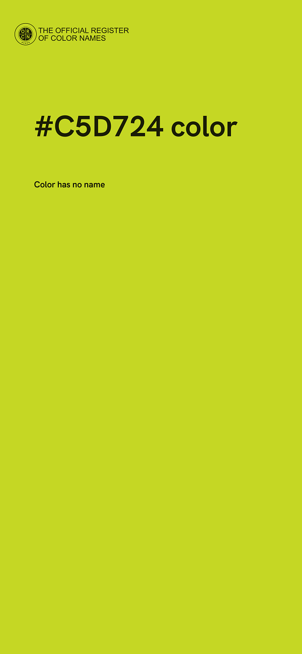 #C5D724 color image