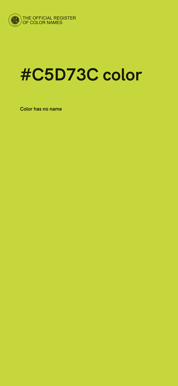#C5D73C color image