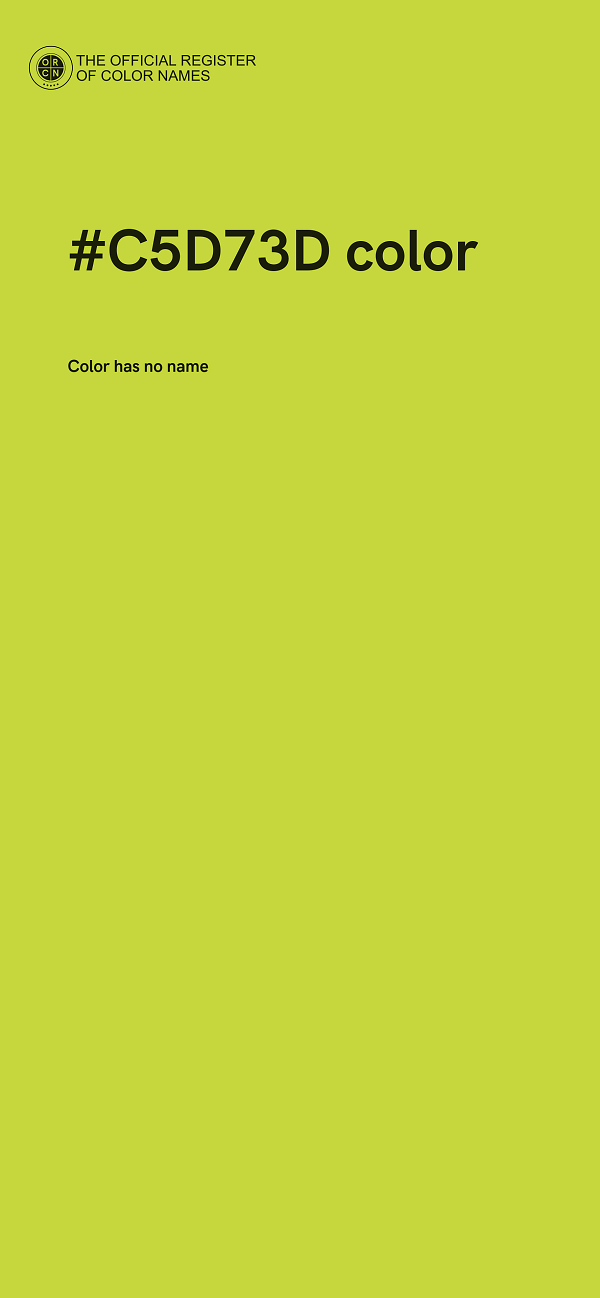 #C5D73D color image