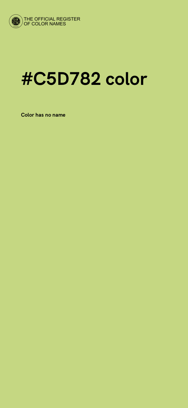 #C5D782 color image