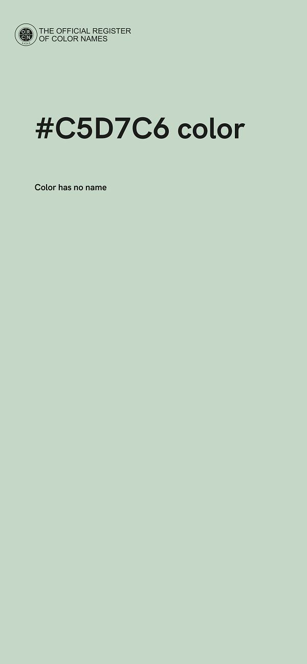 #C5D7C6 color image
