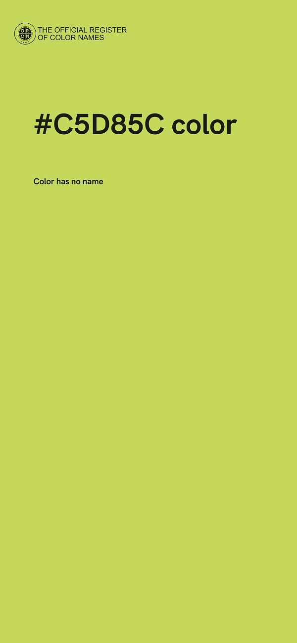 #C5D85C color image