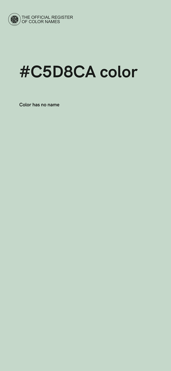 #C5D8CA color image