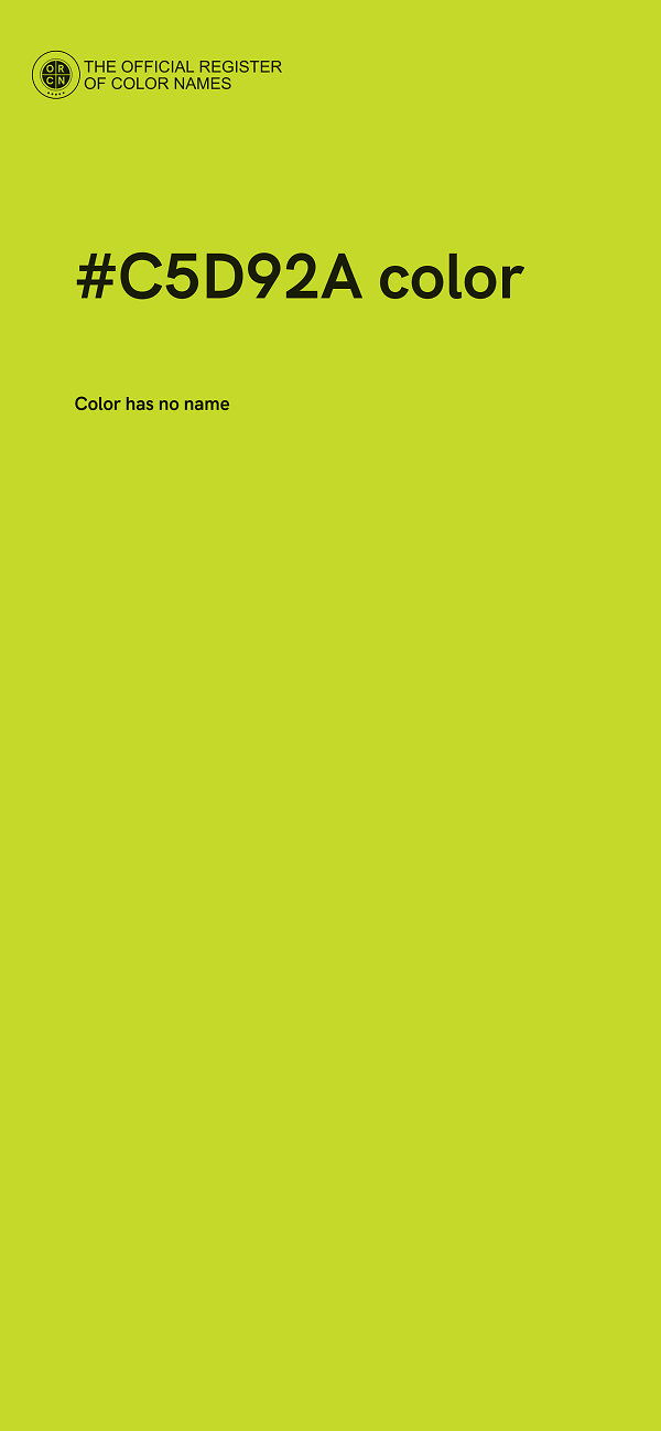 #C5D92A color image