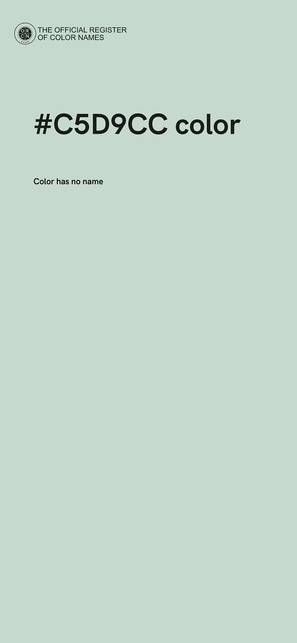 #C5D9CC color image