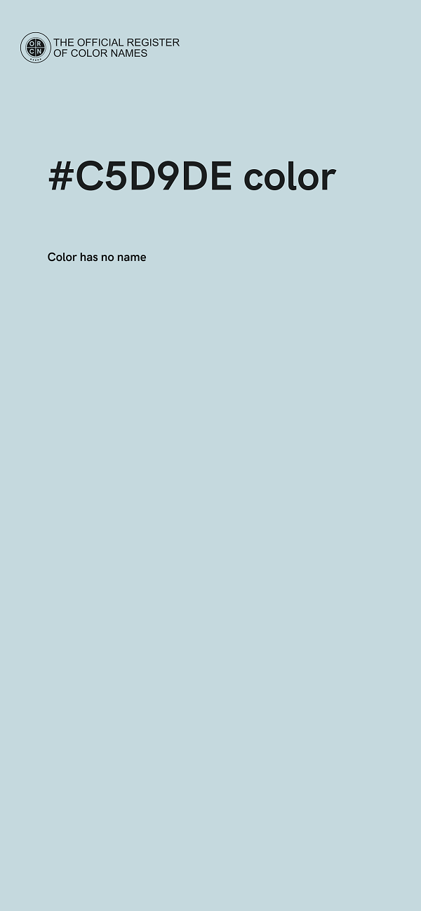#C5D9DE color image