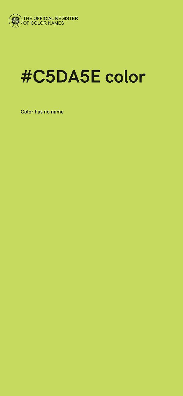 #C5DA5E color image